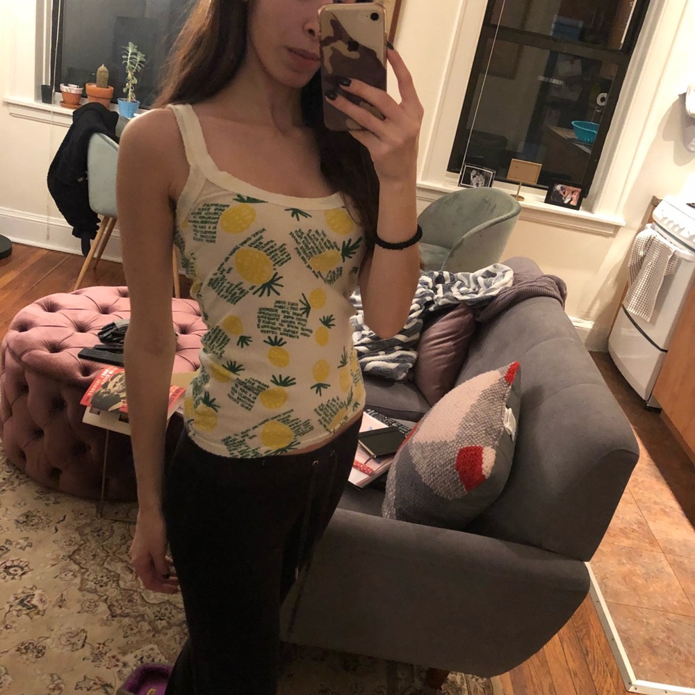 Free People Pineapple print tank - Picture 7 of 7